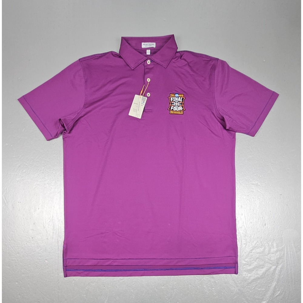 Peter Millar Summer Comfort Polo Shirt Mens XL 2026 NCAA Final Four Striped